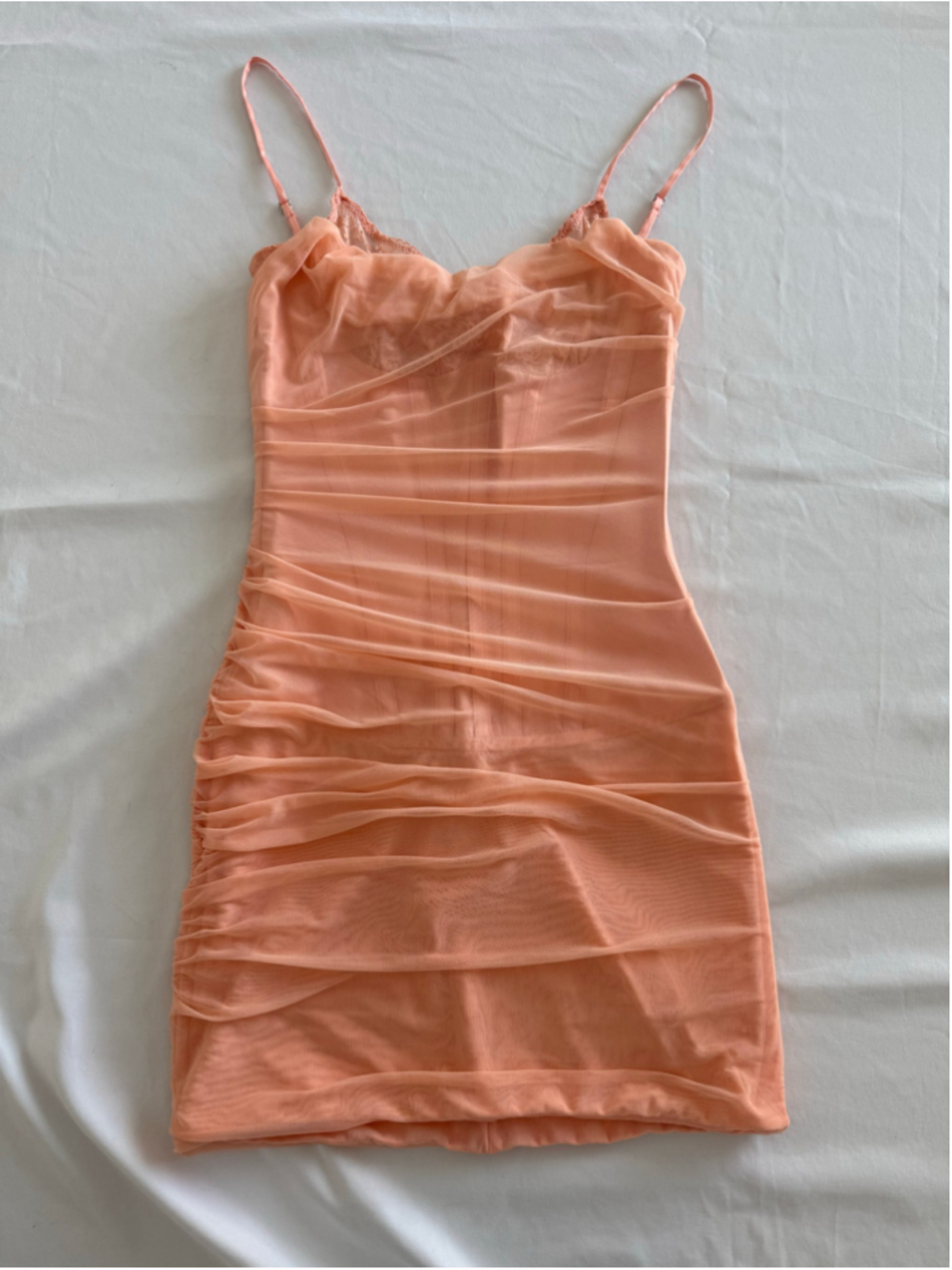 House of CB Juno Sorbet Corset Mini Dress Size S Tall - Picture 7 of 14